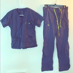 Navy Med Couture Scrub Set